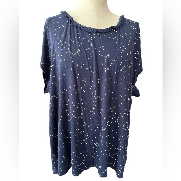 EUC ModCloth Everyday Optimism tee in constellations 3X 💫 - Picture 2 of 8